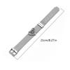 South Korea Niche Ins Love Rhinestone Strap Style Design Bracelet Silver Futuristic Cold Temperament Hand Jewelry