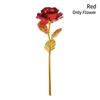 Hjemmeinnredning elsker gaver dyppet lang stilk Valentinsdagsgave 24K gullfolie Rose Flower Håndverk
