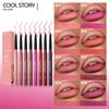 Long-Lasting Waterproof Matte Lip Liner Hydrating Non-Sticky Lip Makeup Contours Lips 8 Shades Available Lipstick Replacement