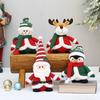 Christmas Doll Snowman Elk Deer Penguin Ornament Desktop Ornament Christmas Gift Christmas Decorations Suministros Navideños