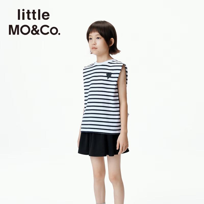 

Little MO&Co. Girls Quick-Dry Bowknot Vest & Skirt Set 160