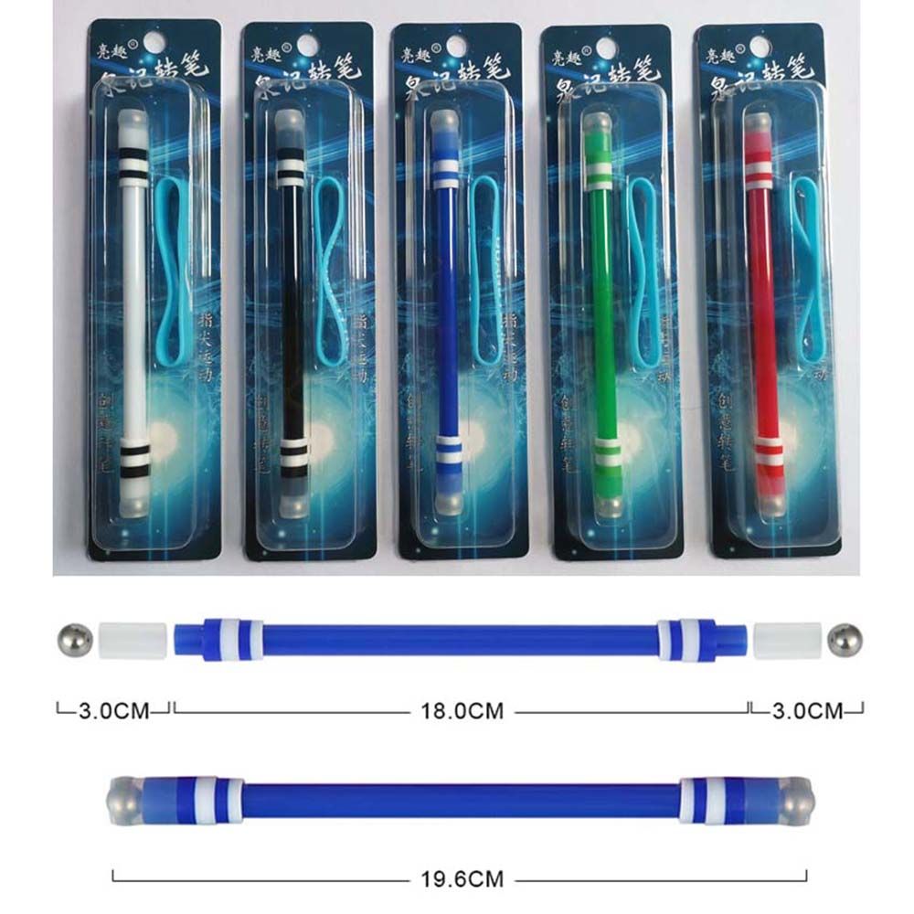 Aggravated Pressure Relief Anti-Skid Finger Non Slip Rolling Spinning Pen Rotating Gaming Pen