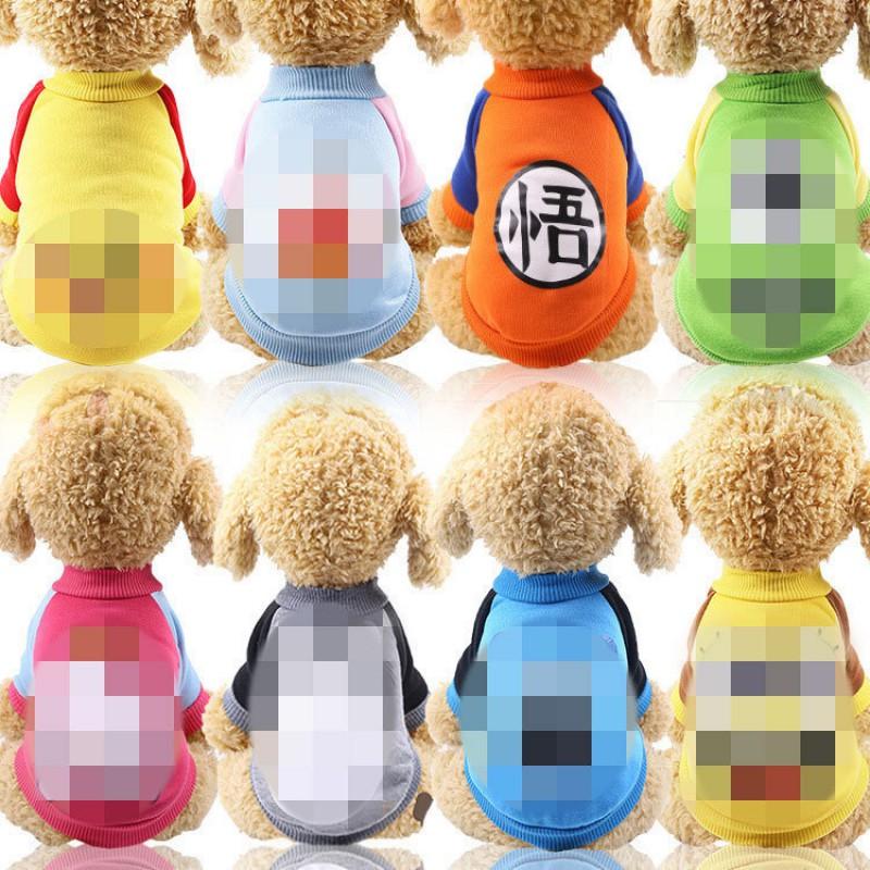 Pet Dog Hoodie Winter Warm Fleece Sweatshirt Teddy Corgi Small Medium Dogs New Festive Cartoon Design