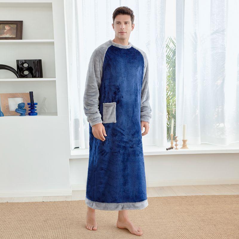 Modal High-Density Smooth Cotton One-Piece Men's Pajamas