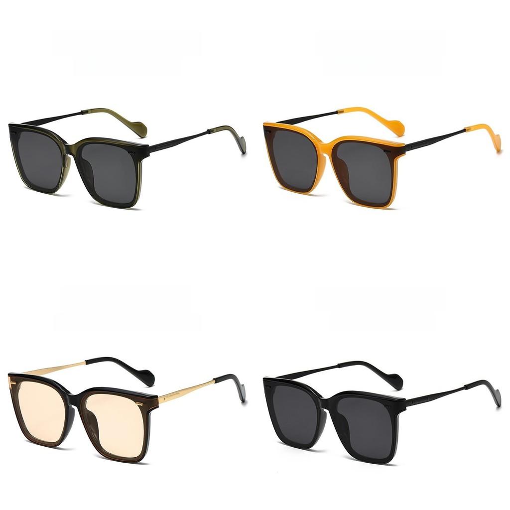 Retro Korean Style Large Frame Gm Sunglasses For Men Women Uv400 Sun Protection