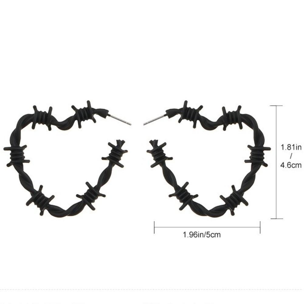 Retro Hoop Earrings Punk Drop Earrings New Earrings  Jewelry Gift