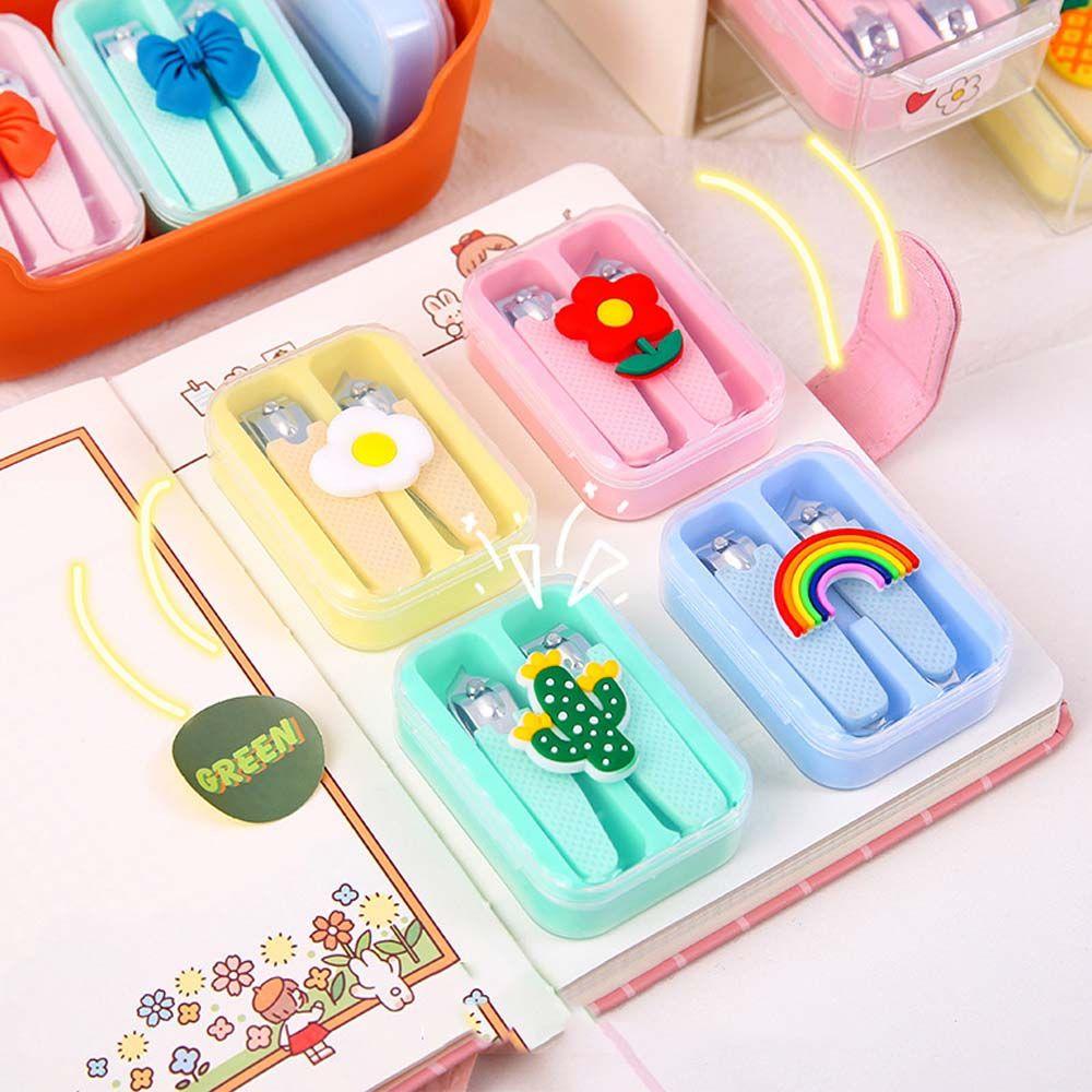 

Steel Trimmer Pedicure Tool Plastic Nail Art Tools Cartoon Nail Clippers Nail Cutter Callus Shavers A