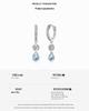 Japanische & Koreanische S925 Sterling Silber Geometrische Zirkon Ohrstecker für Damen - Elegantes, Vielseitiges, Leichter Luxus Modeaccessoire