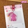 2Pcs Creative Color Change Duck Keychain  Colorful Roast Duck Keychain Novelty Cute Backpack Decoration Accessories Gifts