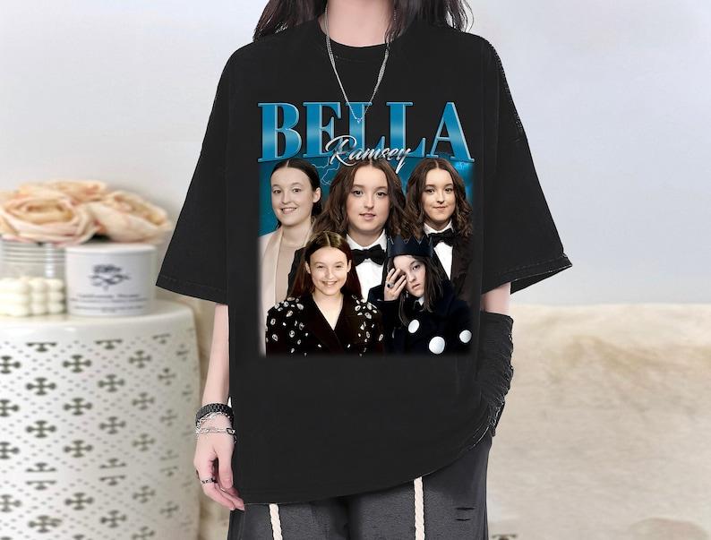 Retro Bella Ramsey Character Tshirt Actress Bella Ramsey Merch Character Tee Shirt