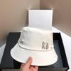 Super Shiny Bilibili Full Drill Custom Fisherman Hat Empty Top Hat Light Luxury Ladies Hat Summer Fashion Sun Hat