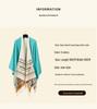 Women's Ethnic Shawl: Northwest Travel Cape, Thick Warm Scarf Cloak