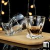 300ml/350ml Whiskey Glass Fashioned Glassware Cocktail Glass Unique Design Mojito Cup Transparent Wine Glass Party Whiskey Cup