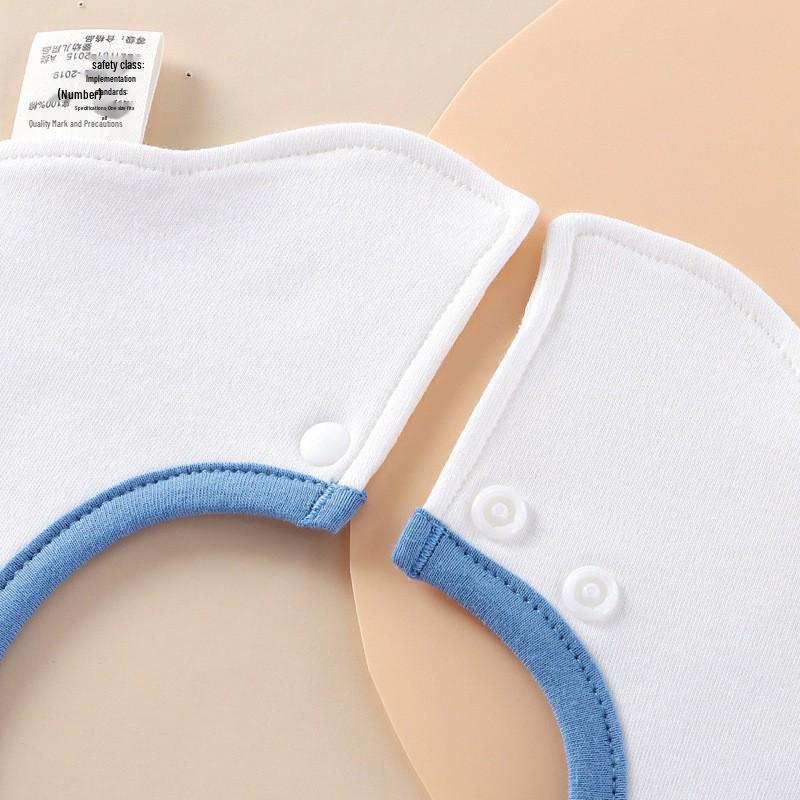 Breathable Cotton Baby Bibs: Waterproof and Absorbent for Newborns 0-1 Year