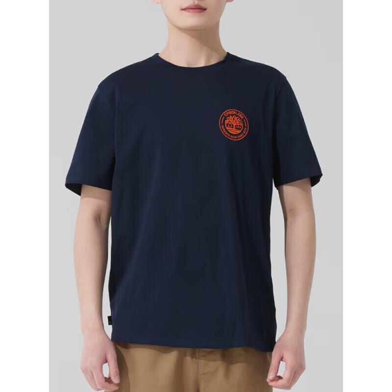 Timberland Men s Embroidered Logo Short Sleeve T-Shirt A6BA4 2XL
