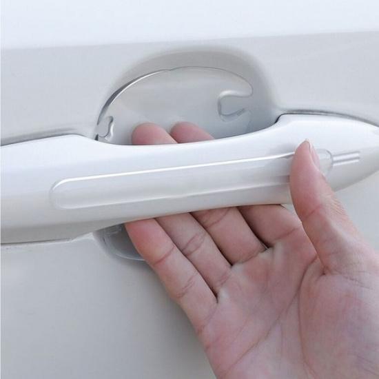 8Pcs Car Door Handle Bowl Anti-Scratch Protector Guard Sticker Trims Accessories