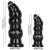 PVC velké anální zátky Masturbátor Dildo Fisting Sexuální hračky Big Dick Popruh na penis BDSM