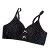 Sweet floral female seamless steel ring collection breast anti-sagging big breasts small thin bra