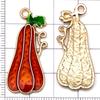 20pcs Thanksgiving Pendants: Colorful Enamel Pumpkin, Turkey, Maple Leaf Charms for DIY Jewelry Accessories