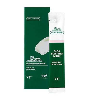Cica Sleeping Mask 4mlx6pcs VT Cica Pack Sleeping Pack Skin Soothing Moisture Moisturizing Nutrition Basic Care Basic Cosmetics