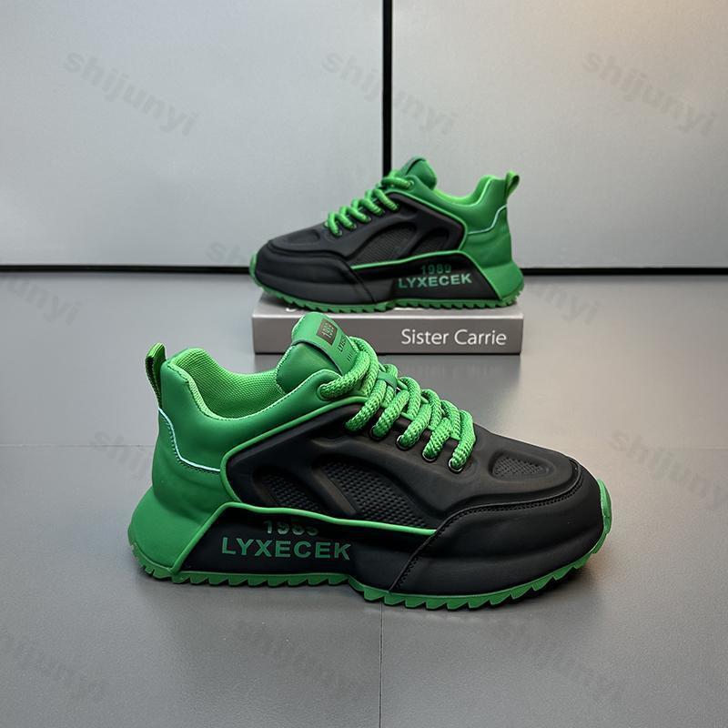 Men's Chunky Sneaker Designer Spring/Autumn Casual Shoes 2025 New Height Increasing Fashion Versatile Student Sports Shoes