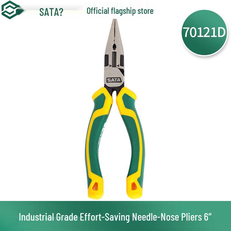 SATA Industrial Grade Needle Nose Pliers
