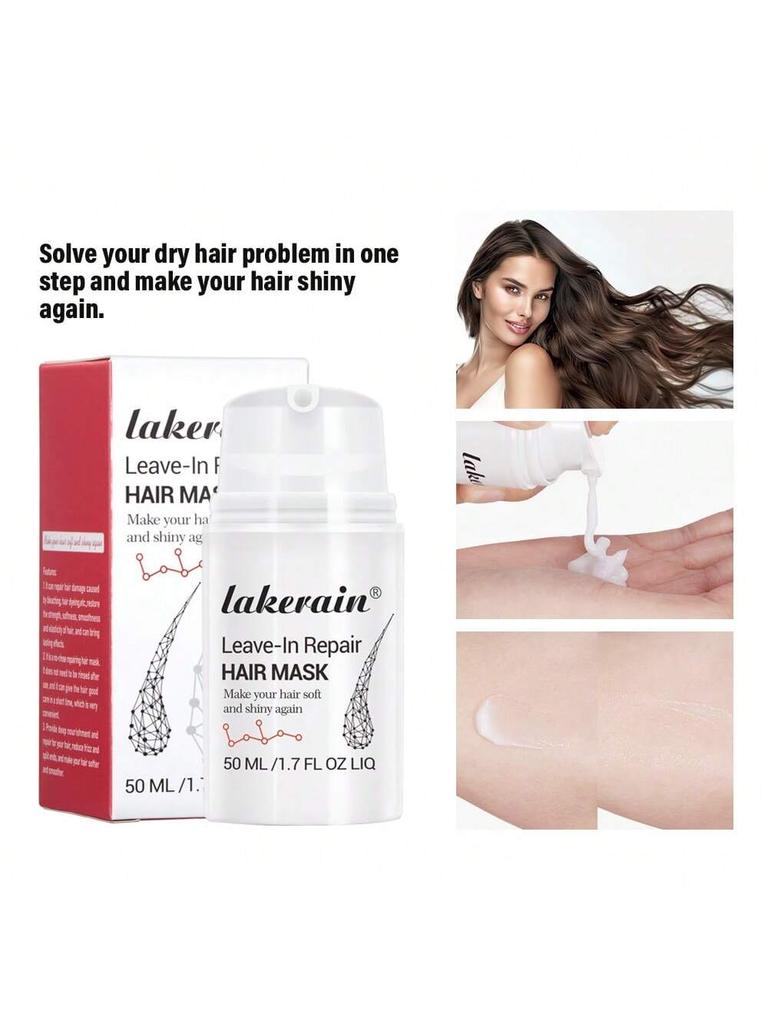 No Wash Hair Mask Nourishing and Moisturizing Hair Care, Soft and Smooth Hair Quality, No Harm To Hair