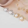 French Retro High-end Earrings New Year's Trendy Simple Love Pearl Earrings Trend