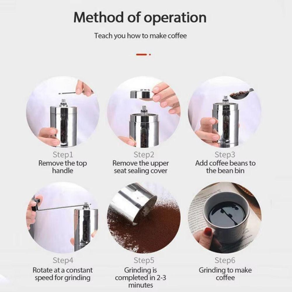 Portable Manual Coffee Grinder Ceramics Core Coffee Grinding Machine Hand Coffee Mill  Home