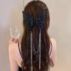 Headwear Butterfly Tassel Hair Claw Large Size Hair Clip Hair Accessories Ponytail Claw Clip  Women