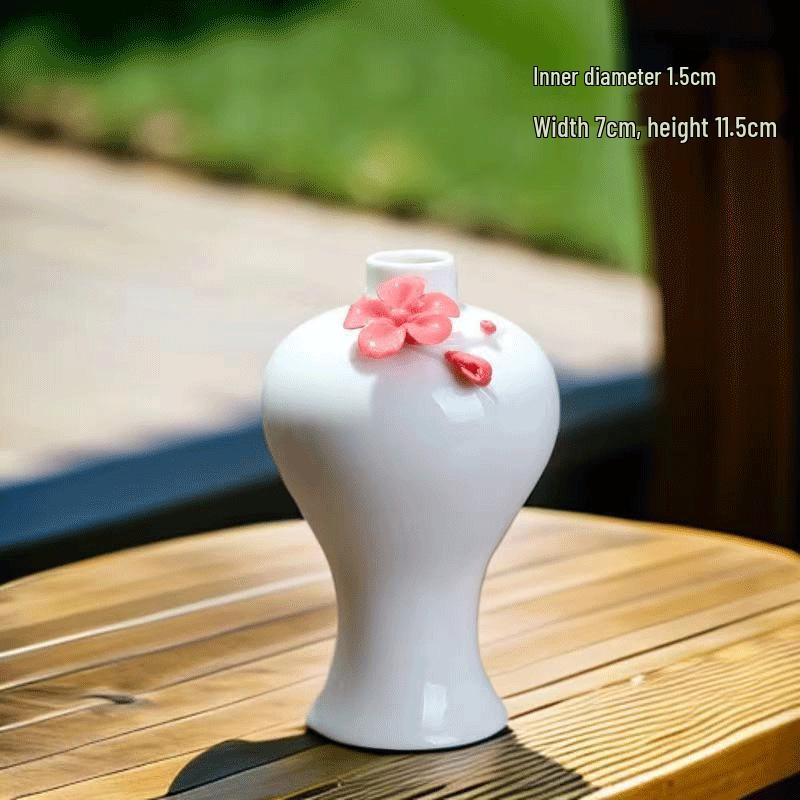 Hand-Pinched Ceramic Vase: Travel Souvenir & Home/Office Decor