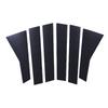 6PCS Car Door Window Pillar Posts Cover Trim PC Outer Door Window Pillar Panel Decorative Cover Replacement for   2017-2022
