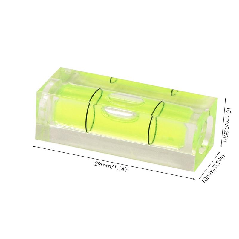 Přesná libela bublinková mini bublinková čtvercová kruhová libela vyvažovačka libela fotorámeček měřidlo horizontální