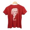 T-shirt vintage années 70 portrait JOHANN SEBASTIAN BACH ernest chang piano studio promo body tee rare fabriqué aux états-unis