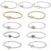 Thick Heart Snake Chain Bracelet Available In Gold And Rose Gold Dual Tone Basic Snake Bone Bracelet