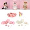Cat Hat Bandanas Set for Birthday Celebration Costume Headwear Small Dogs Festival Party Props Princess Suit Accessories