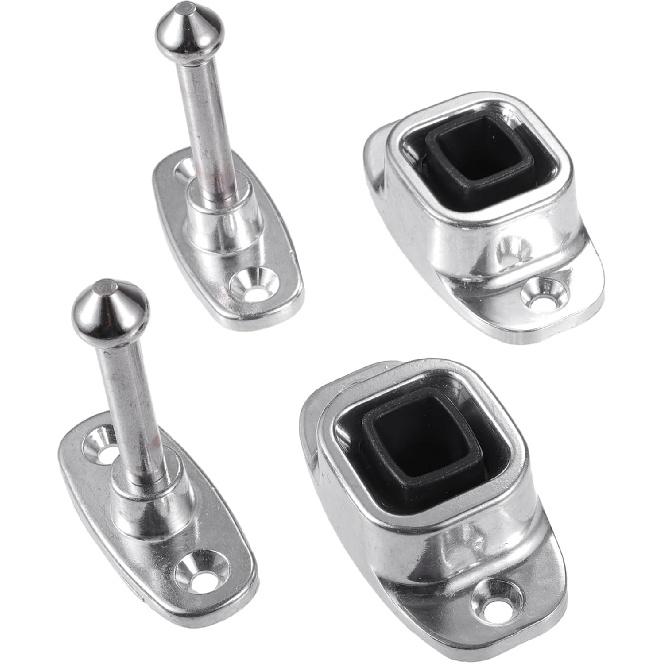 Wohnmobiltürhalter/Kolben und Buchse Anhängertürhalter für Auto Wohnmobil Reiseanhänger LKW-Anhänger Schuppentür/Langlebig / 2er-Set