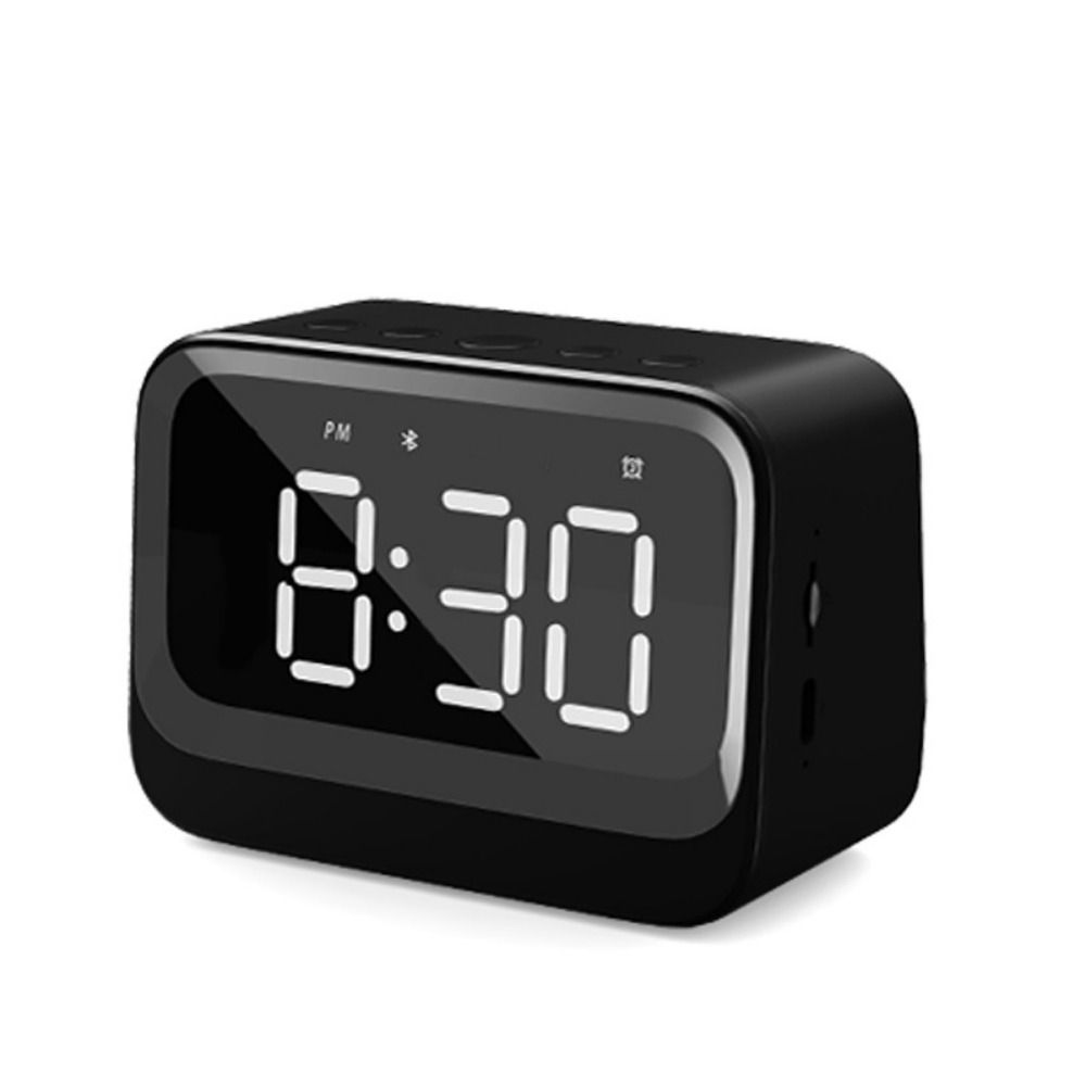 Stereo Sound Bluetooth Speaker Digital Display FM Radio Multifunctional Music Player  Desktop