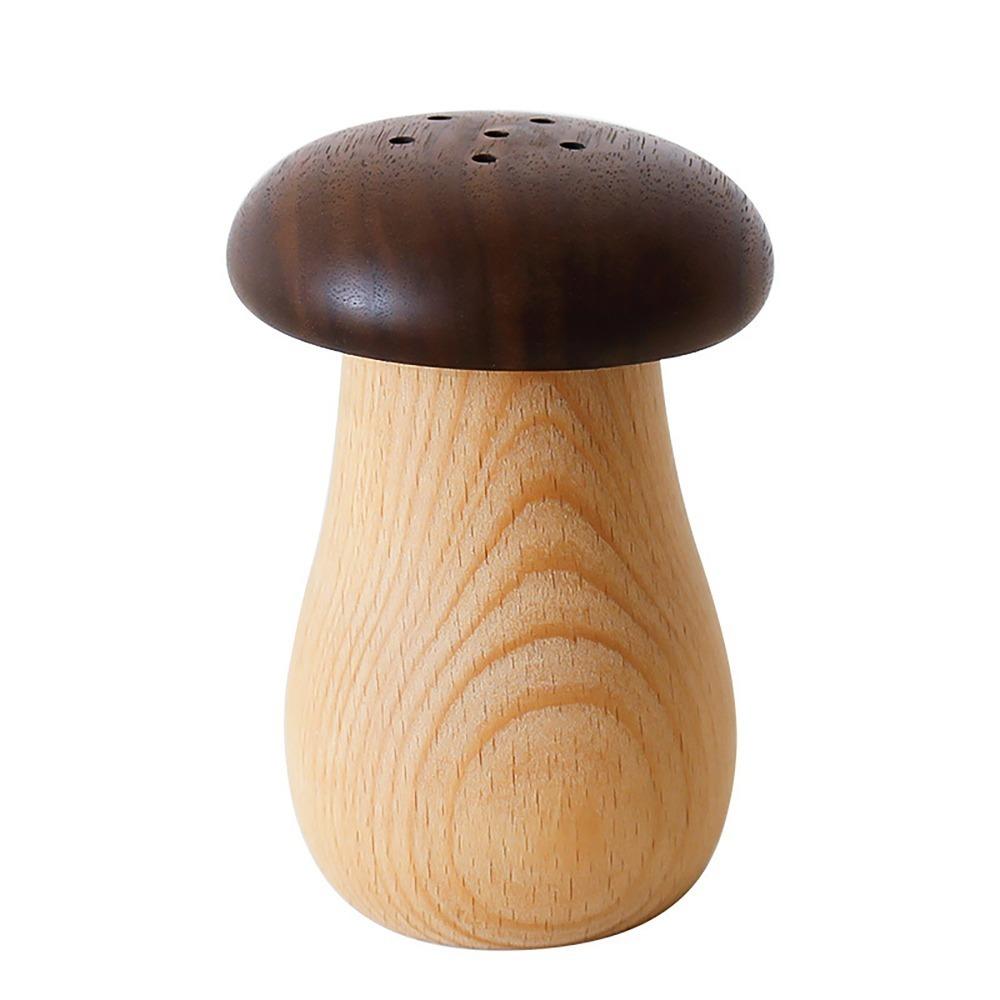 Wooden Wooden Toothpick Holder  Toothpick Storage Box Mushroom Toothpick Dispenser  Kitchen Counter