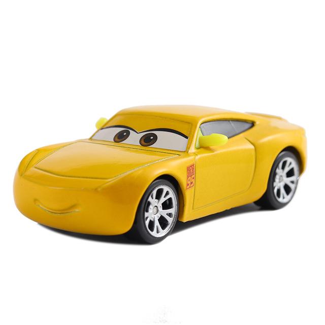 non-toxic Children Car Pixar Cars 3 Lightning McQueen Toys Jackson Storm The King Mater 1:55 Diecast Metal Alloy Model Car Kid Gift
