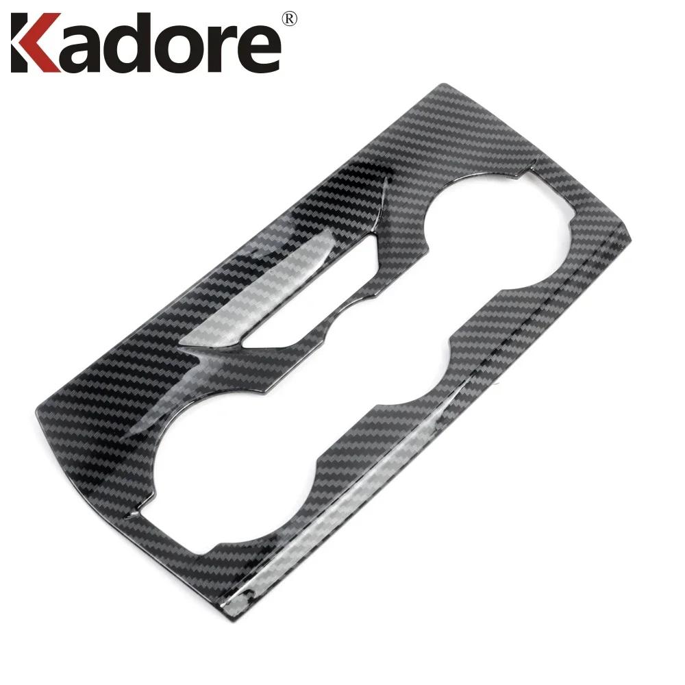 Car Center Air Condition Switch Button Panel Cover Trim For Subaru Forester SK    Carbon Fiber Interior Accessories