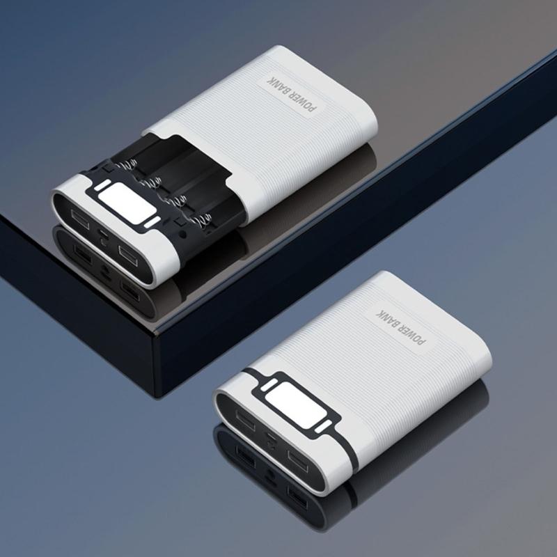 4 Slot 18650 Mobile Battery Removable Battery Compartment Not Welding Required Various Device Charging Solution