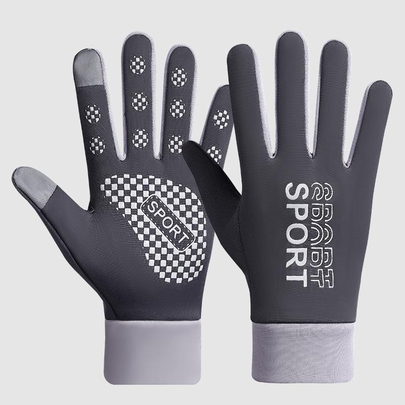 Warm gloves men's and women's season outdoor sports motorcycle electric vehicle windproof waterproof velvet non-slip