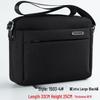 Men's Waterproof Oxford Cloth Crossbody Bag - Fashionable Business Shoulder Bag with Charging Feature