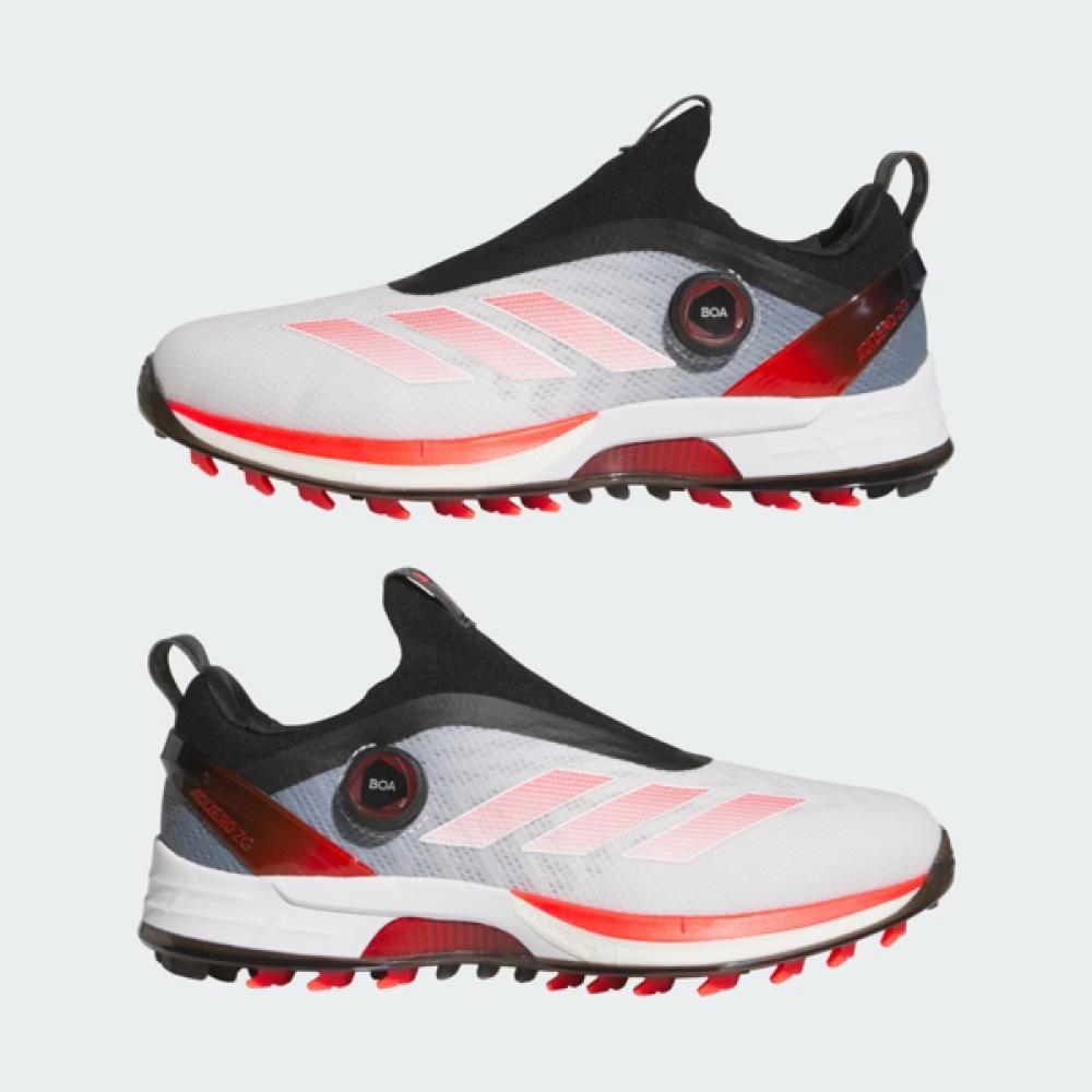 

Adidas Гольф Мужской Гольф Adizero Zg Boa SpikeleSS IH9896 (gray red)/255