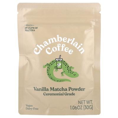 Chamberlain Coffee Vanille-Matcha-Pulver, Zeremonienqualität, 1,06 oz (30 g)