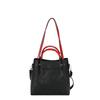 New handbag going out messenger bag large capacity soft leather embossed shoulder bag women's bag
