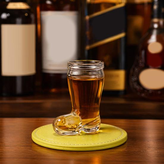 Weinglas Körperkunst Tasse Transparent Dickwandiges Weinglas für Party Whiskey