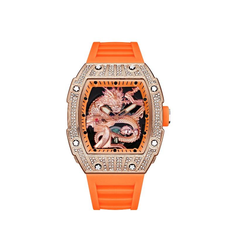Dial Men's Watch Richard Series National Tide Wind Great Wall Dragon Luminous Calendar Student Watch Quartz Men's