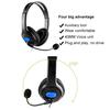 Cuffie stereo per bassi cablate con microfono per cuffie per telefono e computer